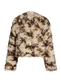 Irina Reversible Short Shearling Coat