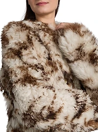 Irina Reversible Short Shearling Coat