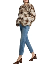 Irina Reversible Short Shearling Coat