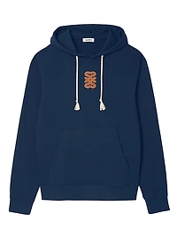 Leather Patch Sweatshirt