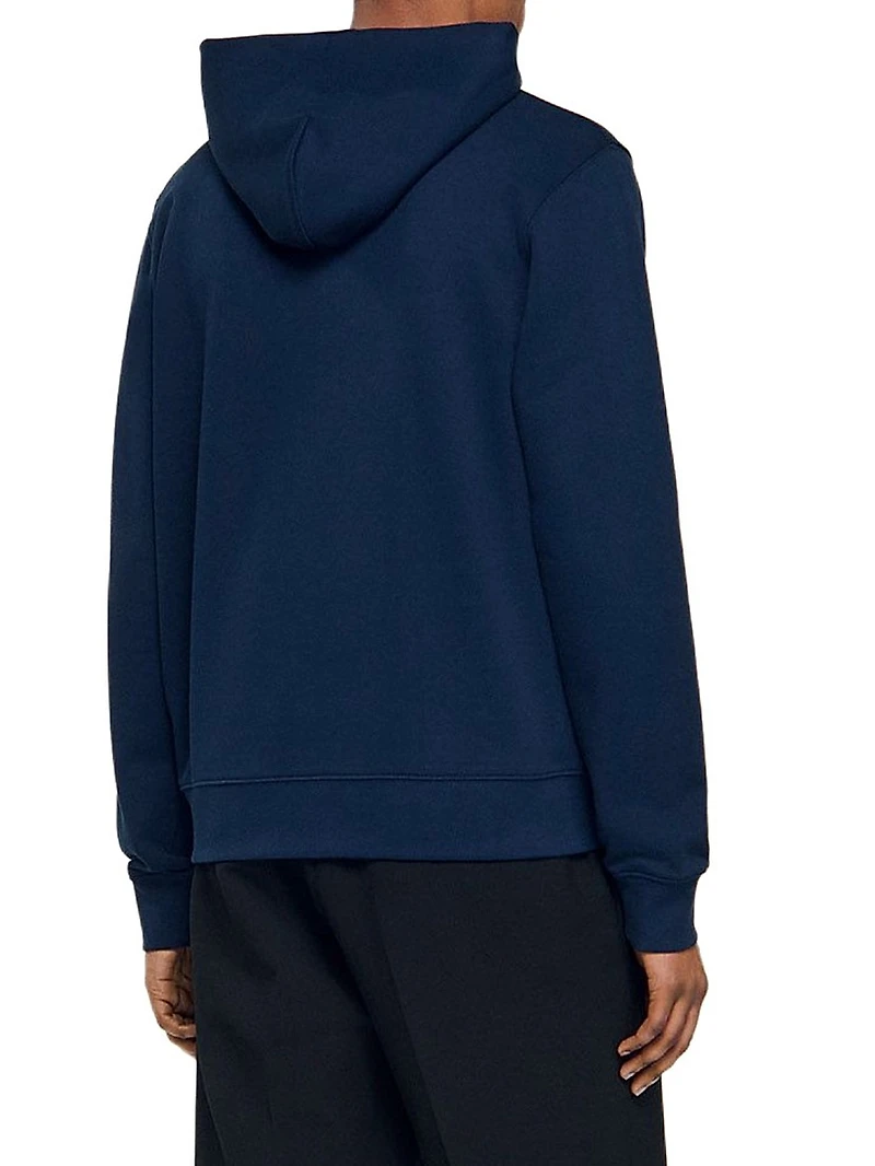 Leather Patch Sweatshirt