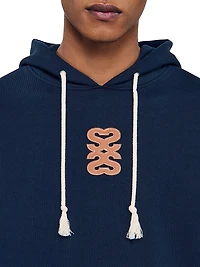 Leather Patch Sweatshirt