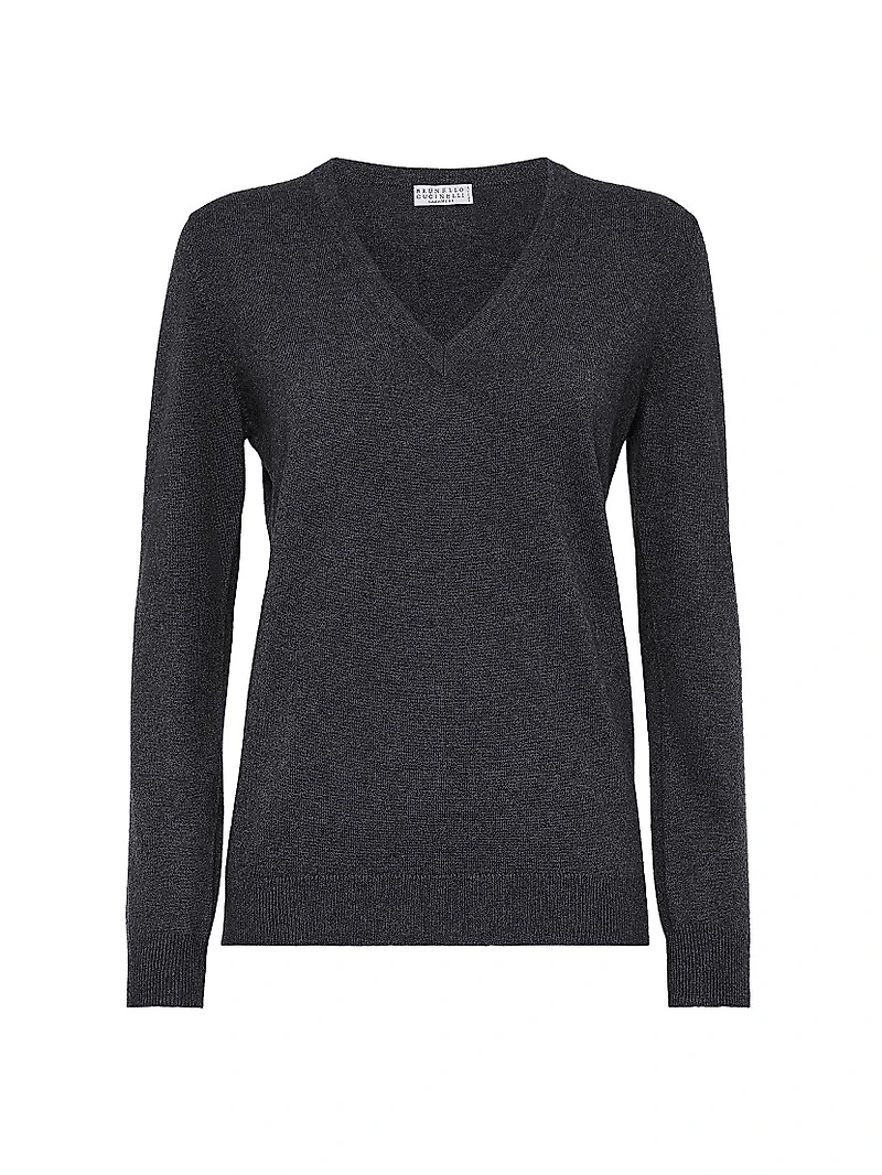 Cashmere Sweater with Monili
