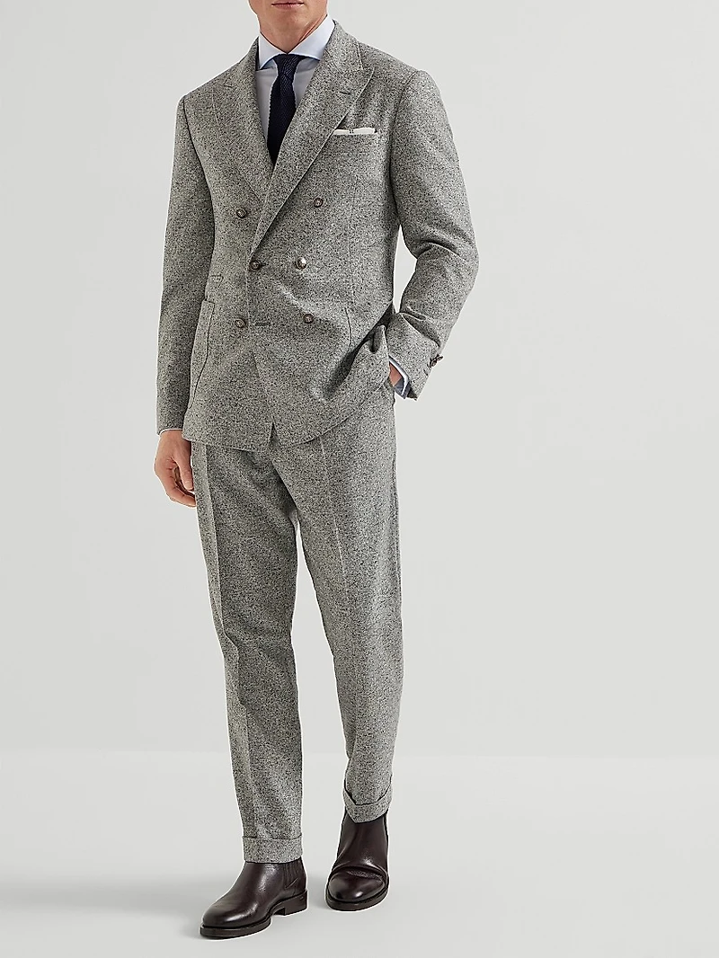 Twill Basic Fit Shirt with Spread Collar