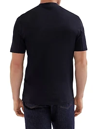 Cotton Jersey V-Neck T-Shirt
