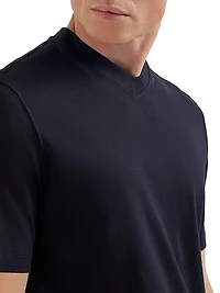 Cotton Jersey V-Neck T-Shirt