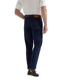 Garment Dyed Comfort Lightweight Denim Traditional Fit Five Pocket Jeans