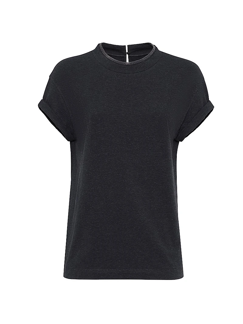 Stretch Cotton Jersey T-Shirt