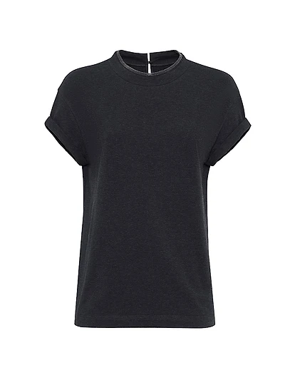 Stretch Cotton Jersey T-Shirt