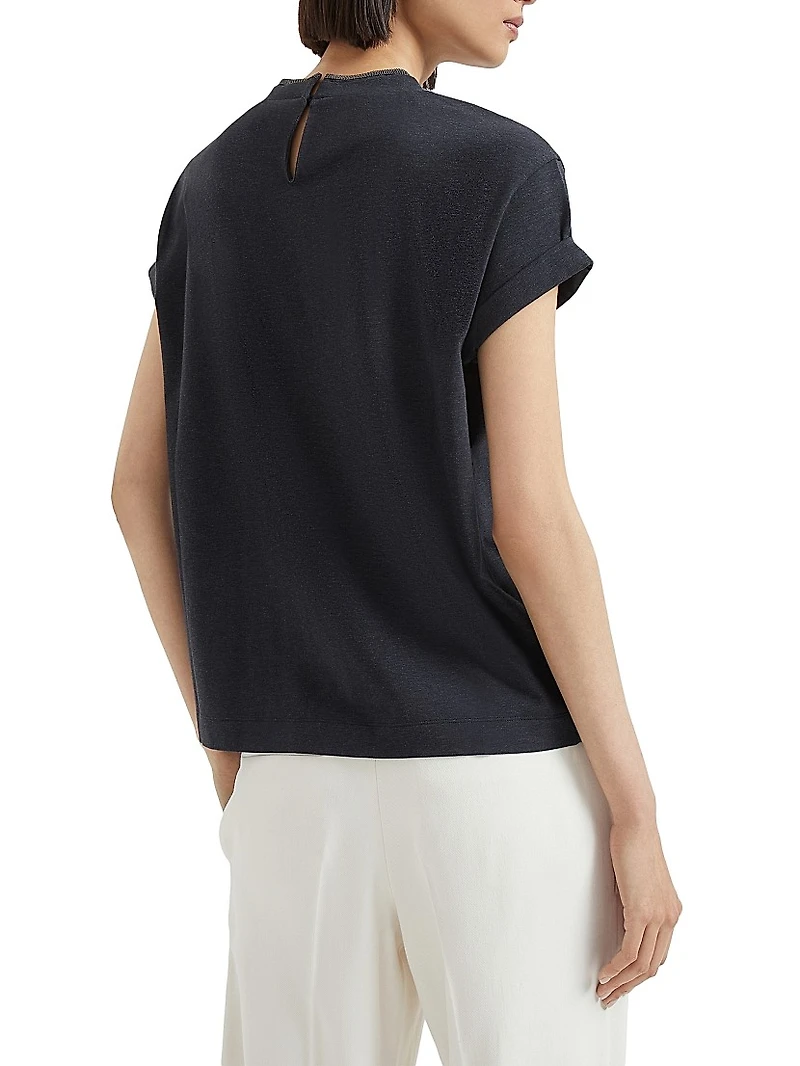 Stretch Cotton Jersey T-Shirt