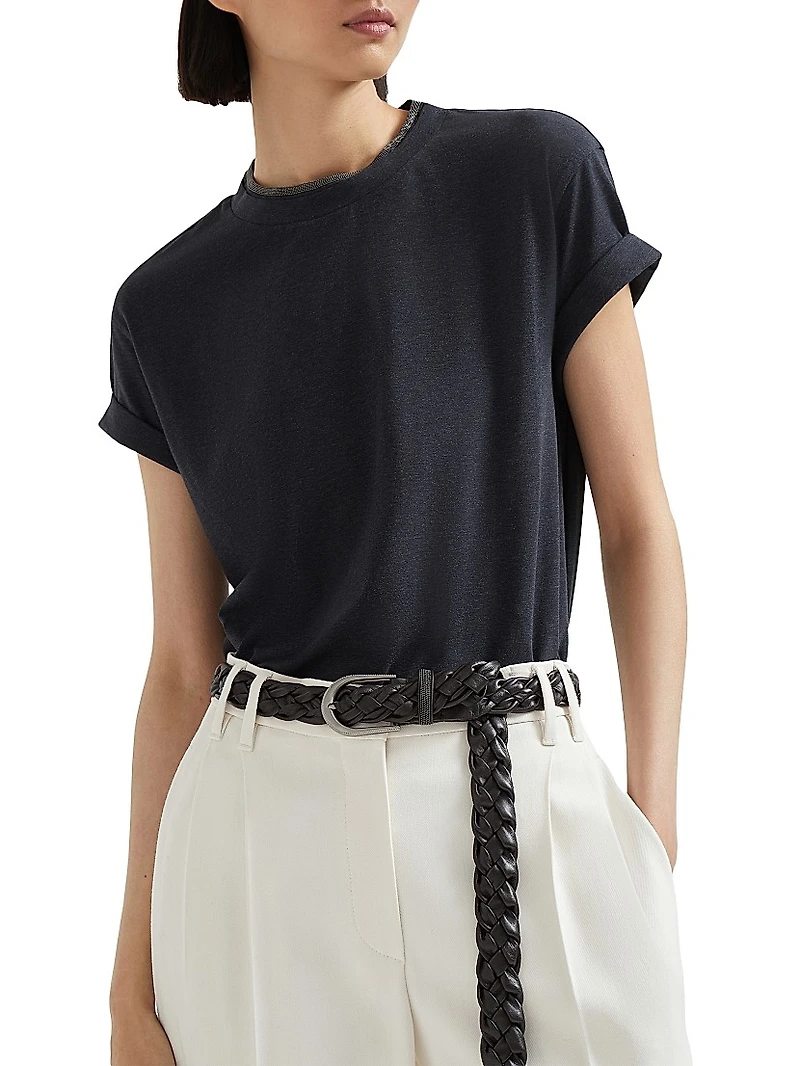 Stretch Cotton Jersey T-Shirt