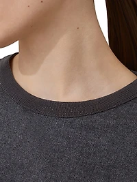 Virgin Wool and Cashmere Twill Flannel Dress