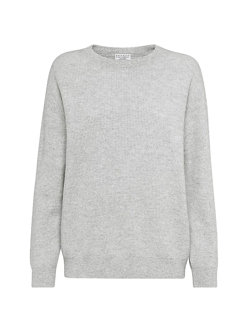 Cashmere English Rib Sweater