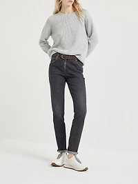 Cashmere English Rib Sweater