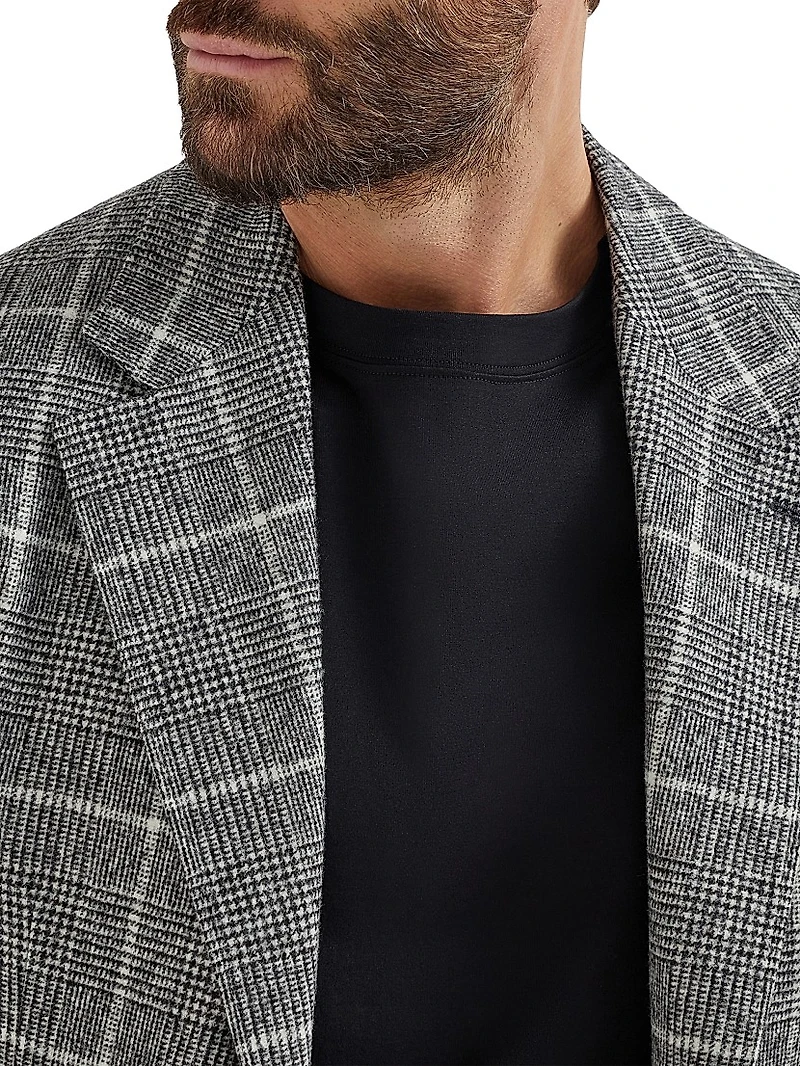 Cotton Jersey Long Sleeve Crew-Neck T-Shirt