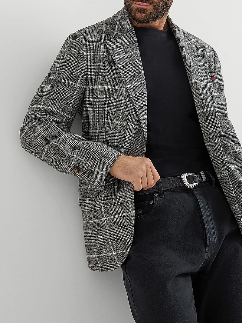 Cotton Jersey Long Sleeve Crew-Neck T-Shirt