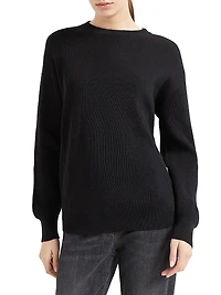 Cotton English Rib Sweater