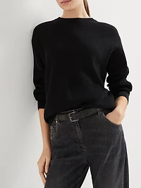 Cotton English Rib Sweater