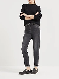 Cotton English Rib Sweater