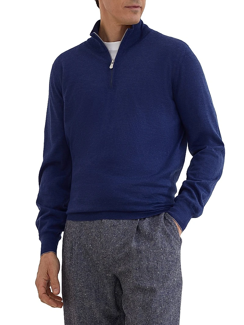 Cashmere, Silk and Linen Lightweight Sweater