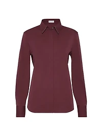 Stretch Cotton Poplin Shirt