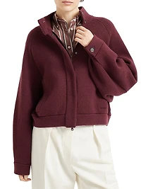 Cashmere Double Knit Outerwear Jacket