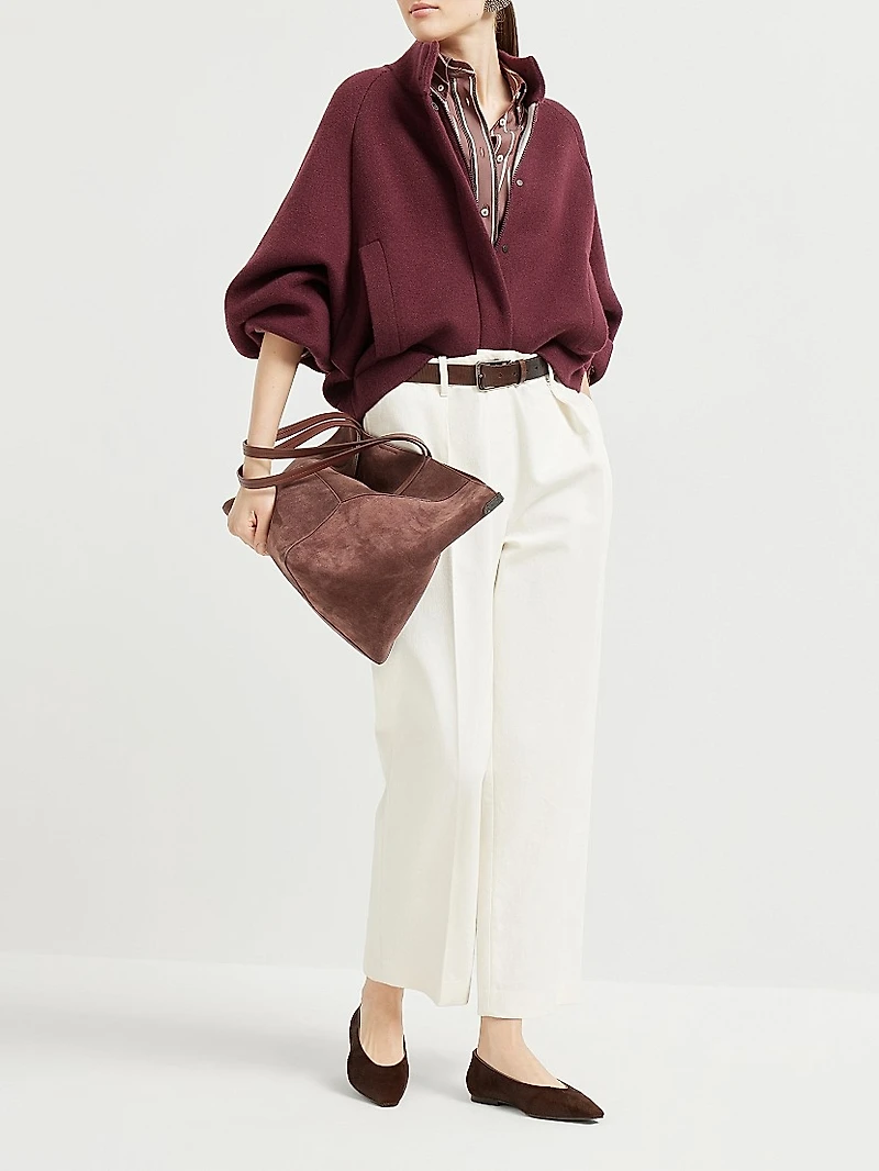 Cashmere Double Knit Outerwear Jacket