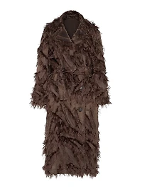 Dracaena Fil Coupé Belted Coat