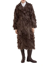 Dracaena Fil Coupé Belted Coat