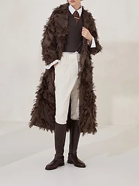 Dracaena Fil Coupé Belted Coat