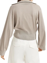 Sparkling Cashmere and Silk Lightweight Cardigan