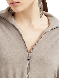 Sparkling Cashmere and Silk Lightweight Cardigan