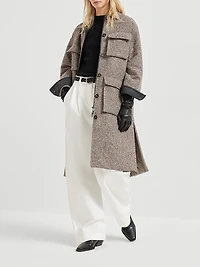 Sparkling Cashmere and Silk Rib Knit Lightweight Sweater