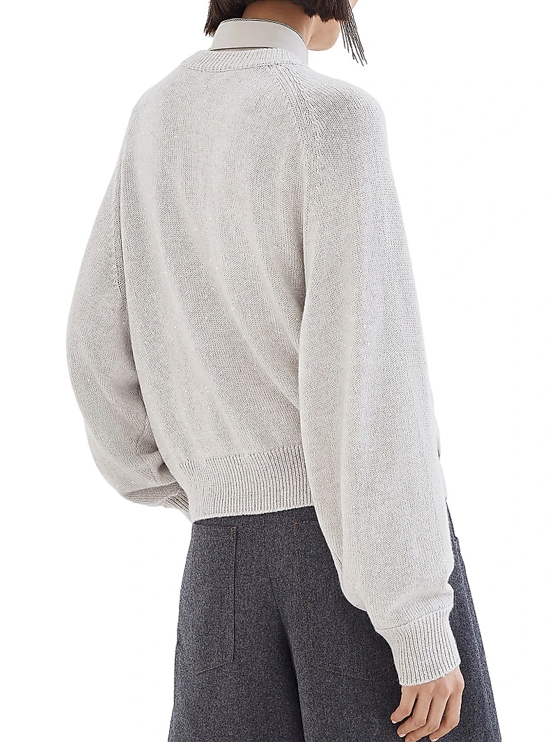 Cashmere and Silk Diamond Yarn Sweater