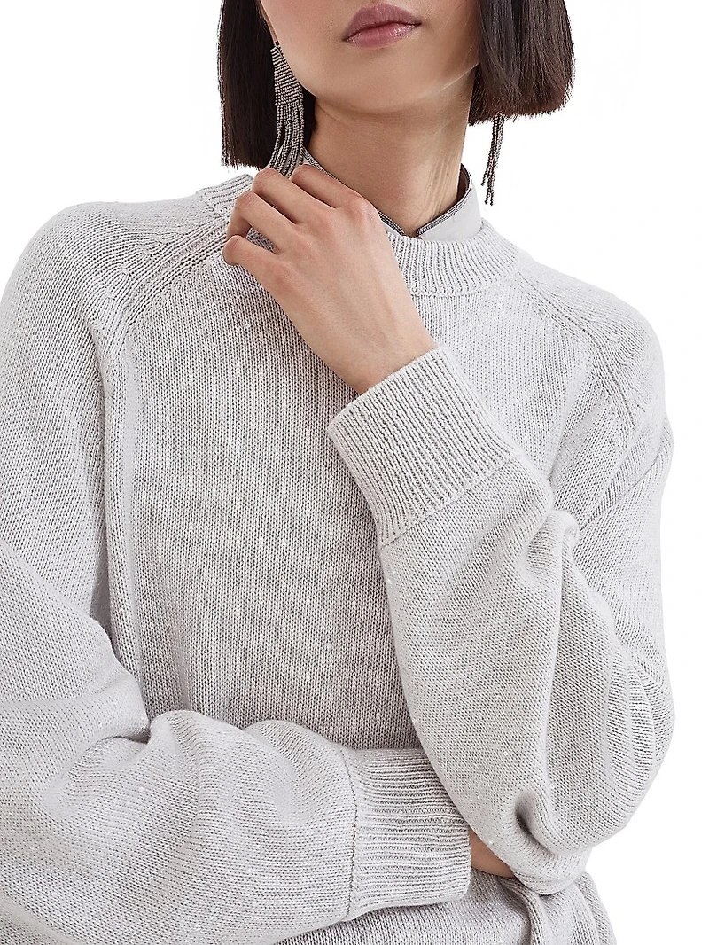 Cashmere and Silk Diamond Yarn Sweater
