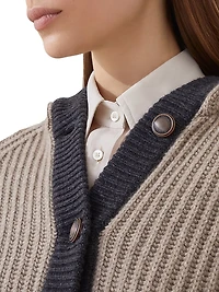 English Rib Hooded Cardigan