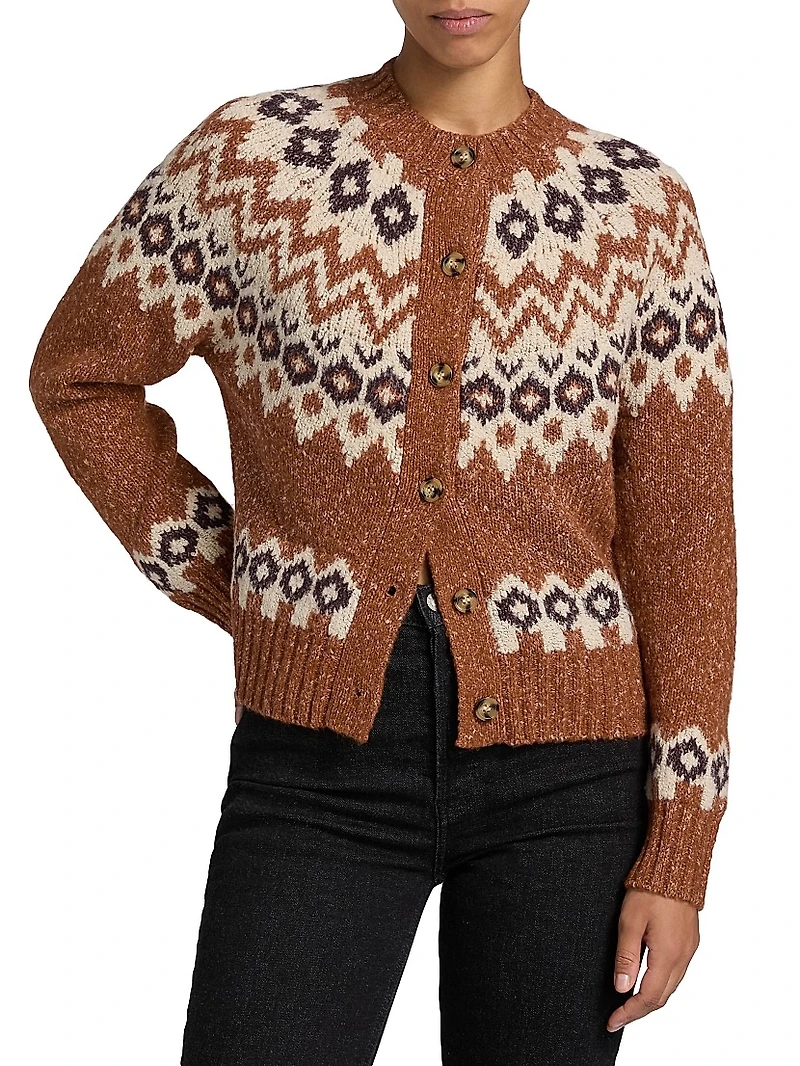 Fair Isle-Style Cardigan
