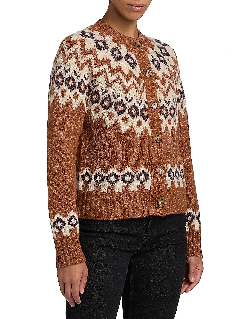 Fair Isle-Style Cardigan