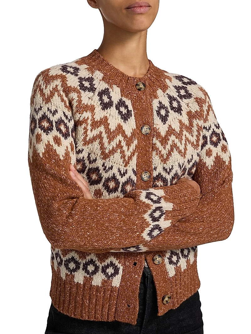 Fair Isle-Style Cardigan