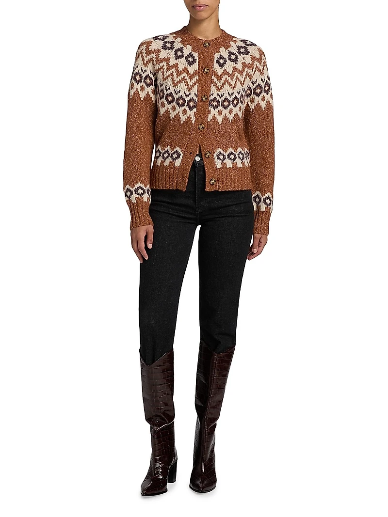 Fair Isle-Style Cardigan