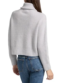 Double-Zip Cashmere Cardigan