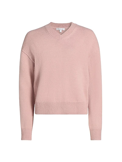 V-Neck Long-Sleeve Sweater