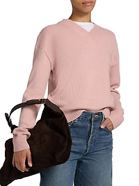V-Neck Long-Sleeve Sweater