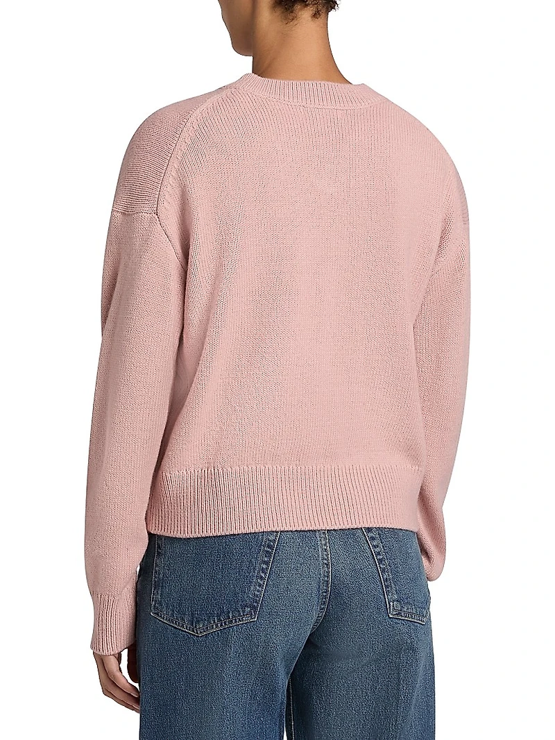 V-Neck Long-Sleeve Sweater