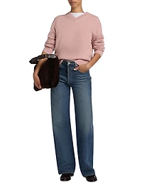 V-Neck Long-Sleeve Sweater