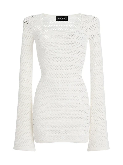 Sophie Crochet Mini Dress