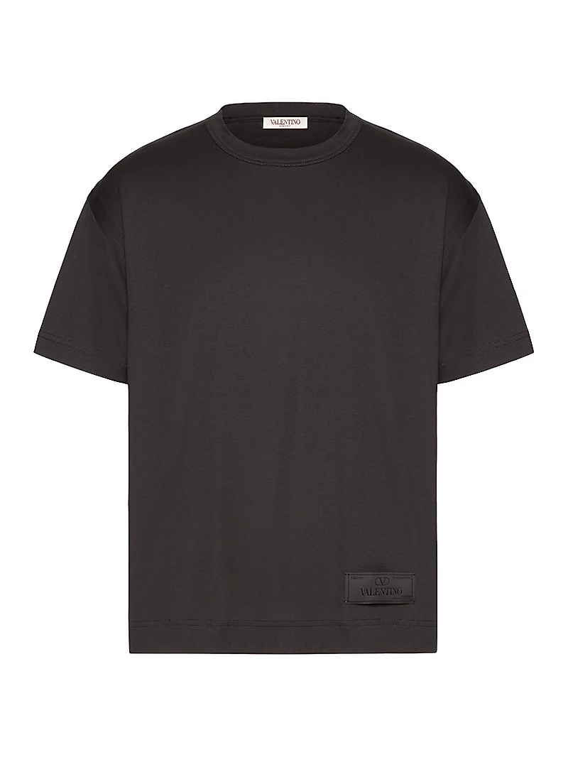 Cotton T-Shirt with Tailoring Label