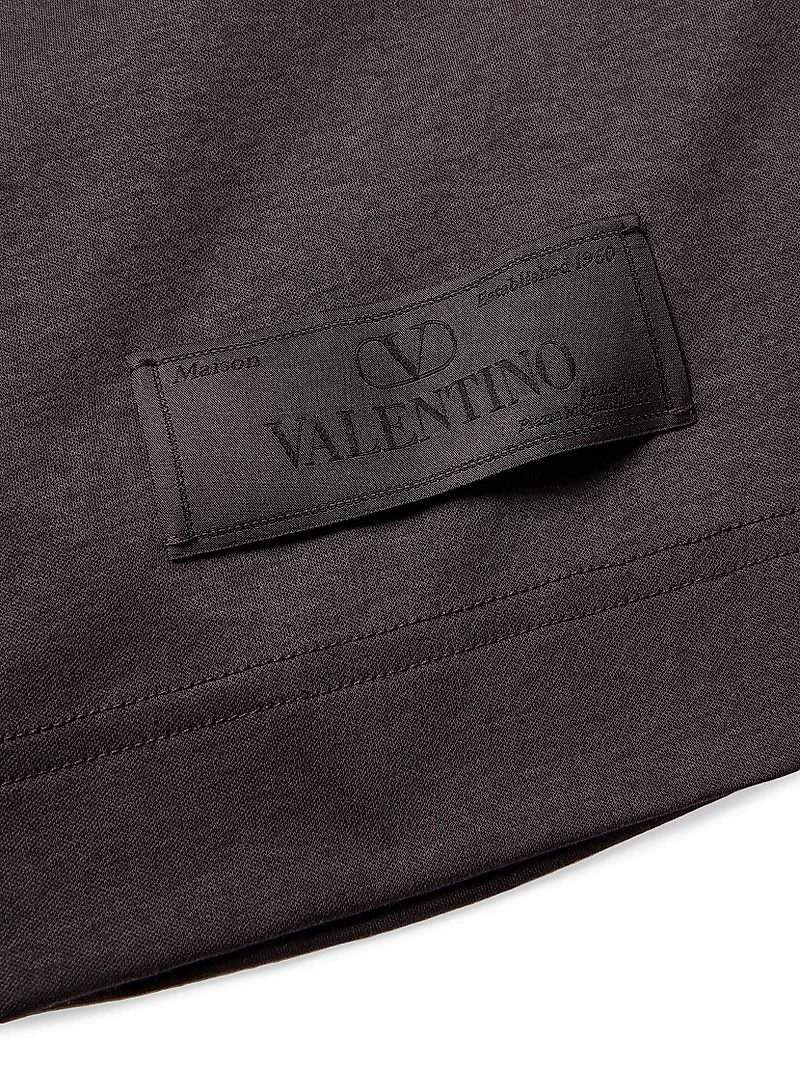 Cotton T-Shirt with Tailoring Label