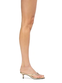 Tash 50MM Metallic Thong Sandals