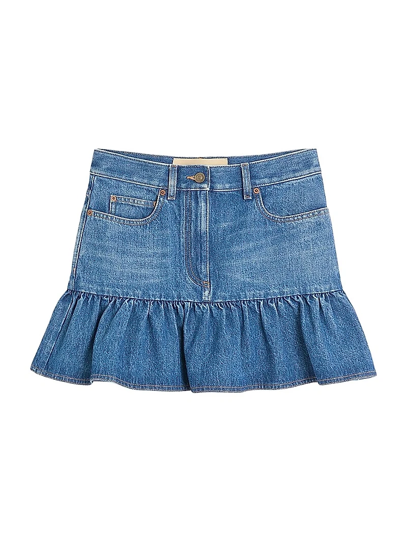 Denim Mini Skirt